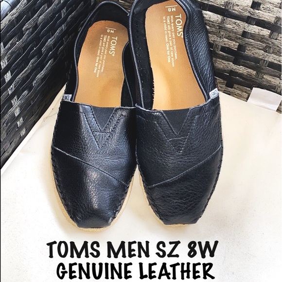 Toms Other - ▪️TOMS▪️GenuineLeatherEspadrilles MEN 8W WOMEN 11